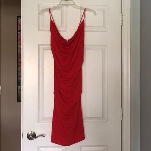 Nicole Miller designer red dress